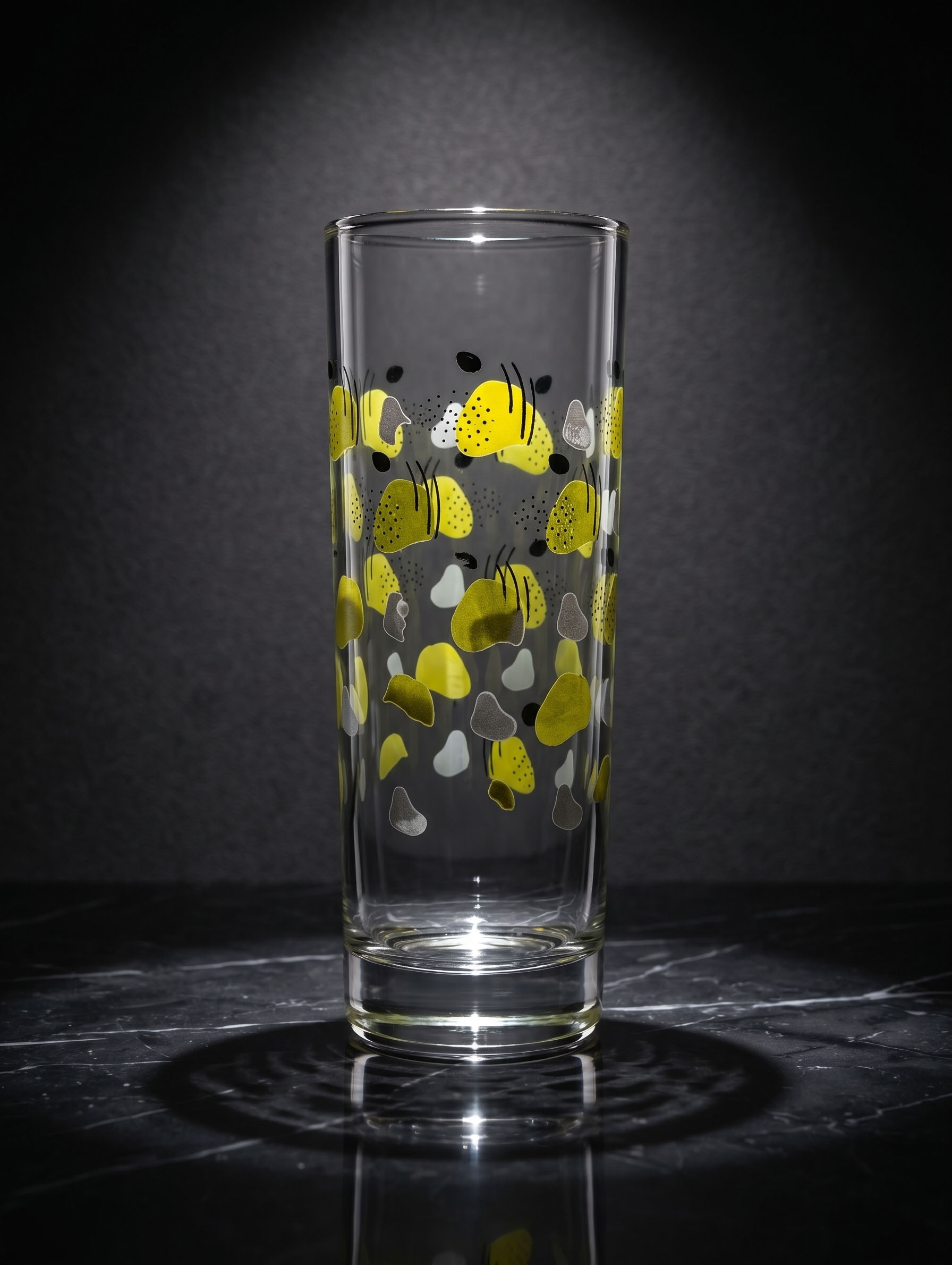 Printed Botanical Highball Glass